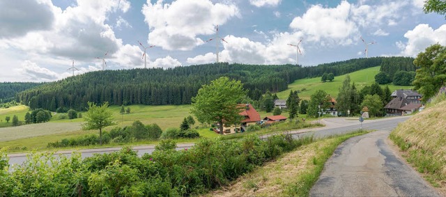 Von Fischbach aus knnten  einmal sechs Windkraftanlagen zu sehen sein.  | Foto: Michael Glaser