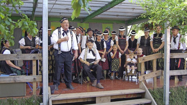 Der Heimat- und Trachtenverein Zweitl... das Siensbacher Sommerfest am Montag.  | Foto: Silke Nitz
