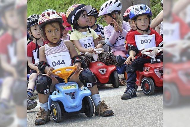 Rennen ohne Benzingestank und Motorlrm