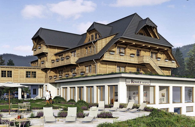 Alles neu: Gstehaus und Hallenbad des Hotels Rle.   | Foto: Familie Mule