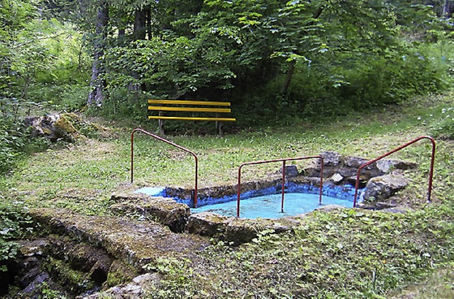 Wassertretstellen, die wenig frequenti...in Friedenweiler, werden zurckgebaut.  | Foto: Liane Schilling