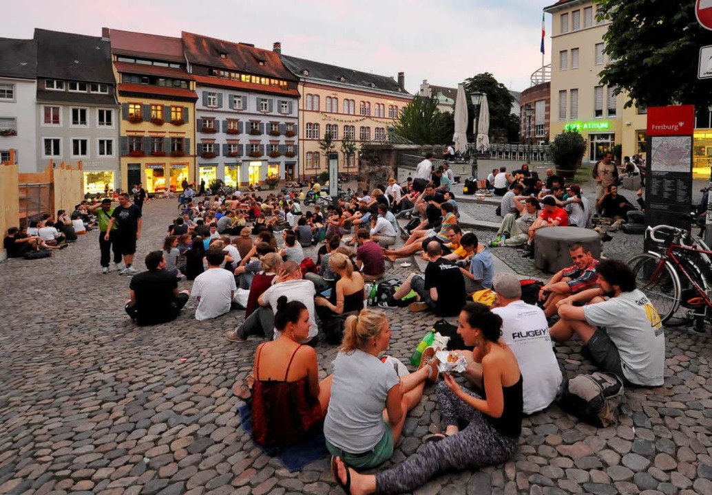 Freiburgs Problemzone Augustinerplatz  | Foto: Michael Bamberger