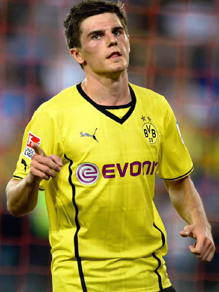 Dortmunds Jonas Hofmann freut sich ber sein Tor zum Endstand.