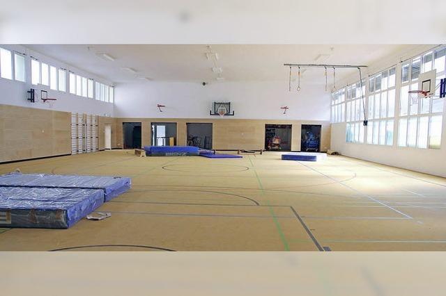 Einweihung der Sporthalle nach der Sanierung