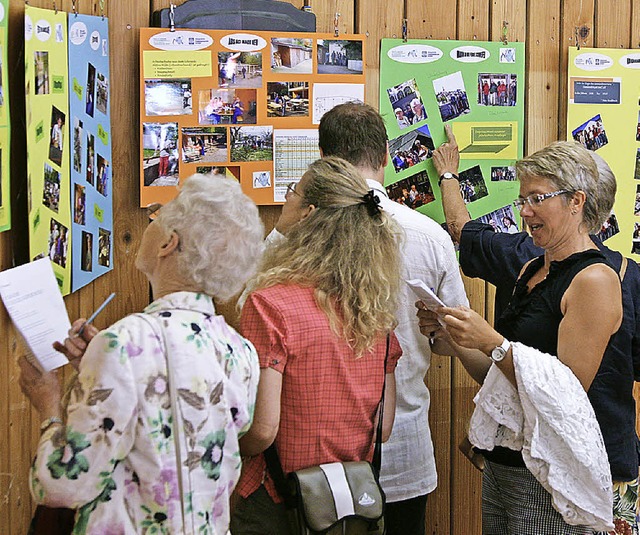 Mit groer Begeisterung nahmen die Besucher am Gemeindeverein-Quiz teil.   | Foto: Katharina Bartsch