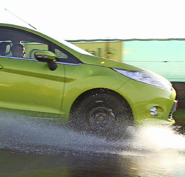 Aquaplaning  | Foto: Firmenmaterial BZ