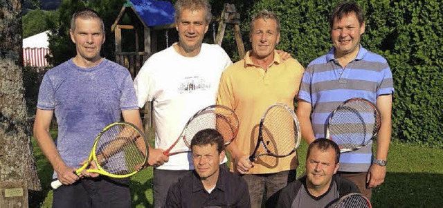 Wieder in der Oberliga: Die Herrenmannschaft  40+.   | Foto: tennisclub