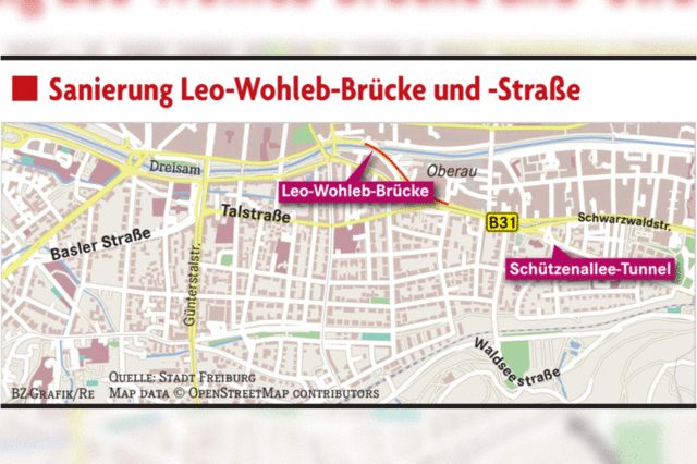 Staubaustelle in Freiburg – Waldkirch sperrt gleichzeitig Tunnel