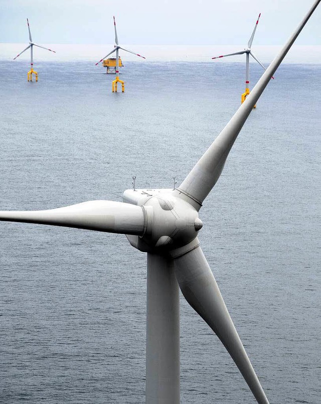Windpark in der Nordsee  | Foto: dpa Deutsche Presse-Agentur