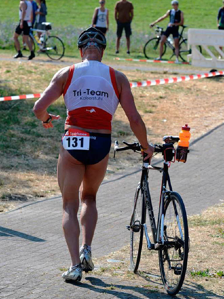 Impressionen vom Freiburg-Triathlon rund um den Seepark