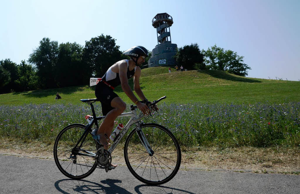 Impressionen vom Freiburg-Triathlon rund um den Seepark