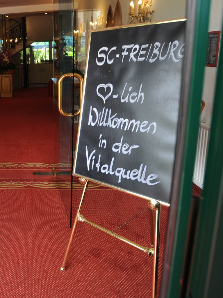 Der SC Freiburg in Vorarlberg.