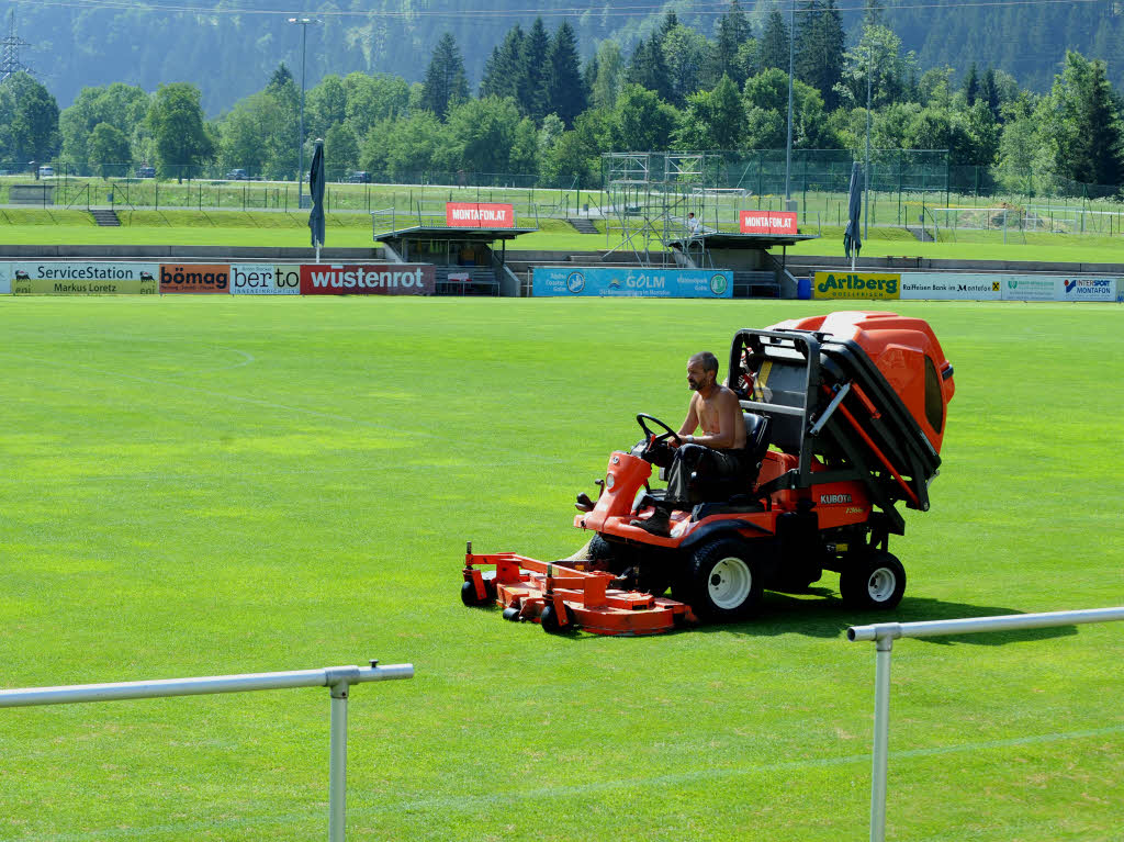 Der SC Freiburg in Vorarlberg.