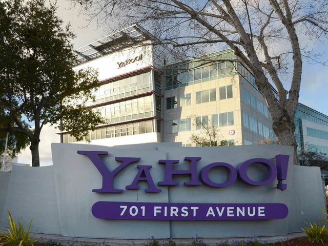Das Hauptquartier des Internetkonzerns Yahoo  | Foto: dpa