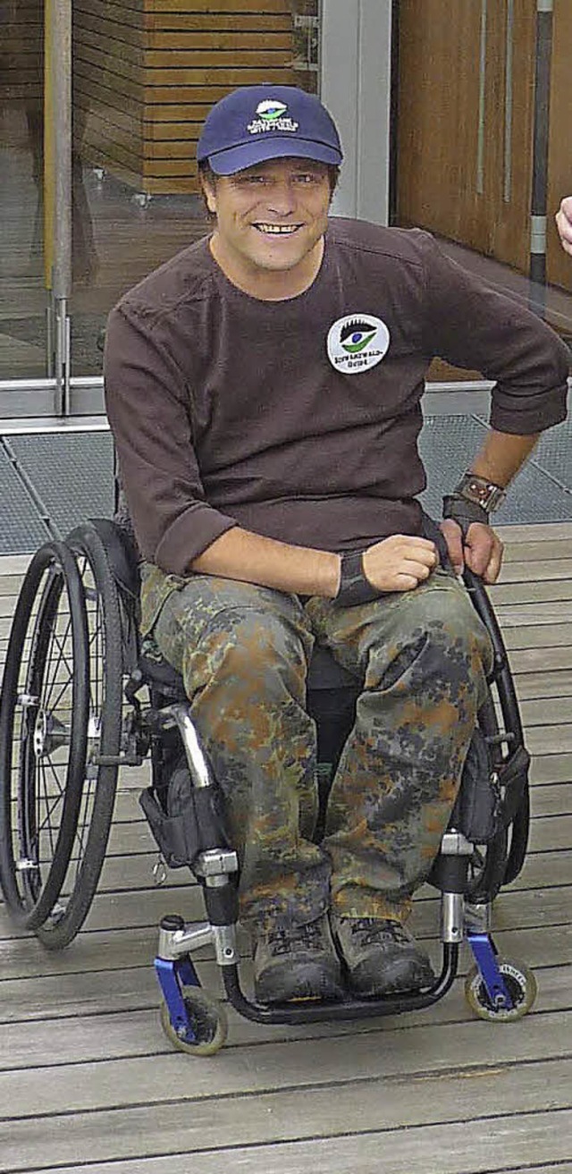 Hans-Peter Matt setzt sich verstrkt fr Rollstuhlfahrer ein.   | Foto: bz