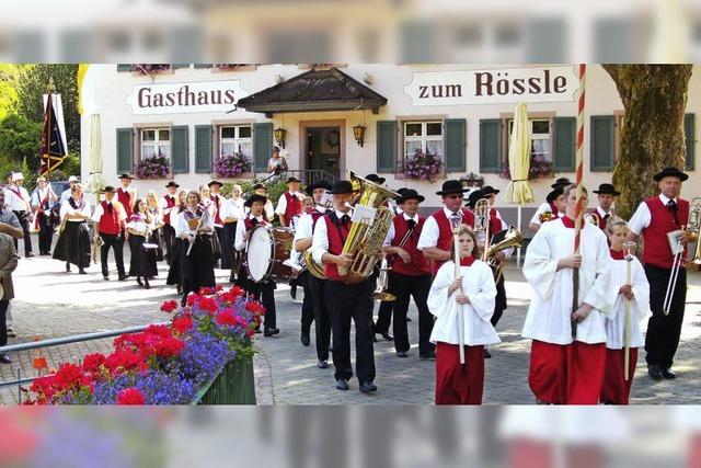 Schnstes Sommerwetter fr den Schutzpatron