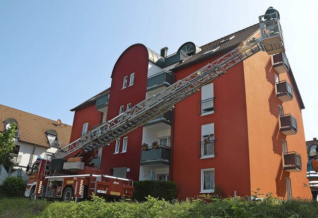 Ohne Probleme klappte das Zusammenspie...tz nach dem Kanderner Gertehausbrand.  | Foto: M.Maier