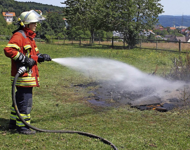 Brand in Rotzel  | Foto: Nina Witwicki