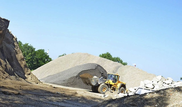 Einblick auf das Betriebsgelnde der BRW im Schacht bei Wyhlen   | Foto: Ralf H. Dorweiler