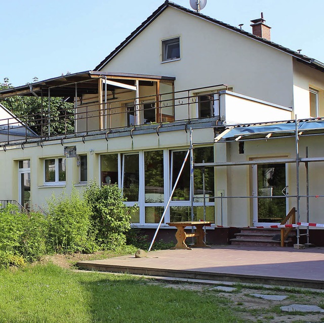 Der Anbau fr den Hugstetter Kindergar...rat ber mehrere Sitzungen hinziehen.   | Foto: mario schneberg