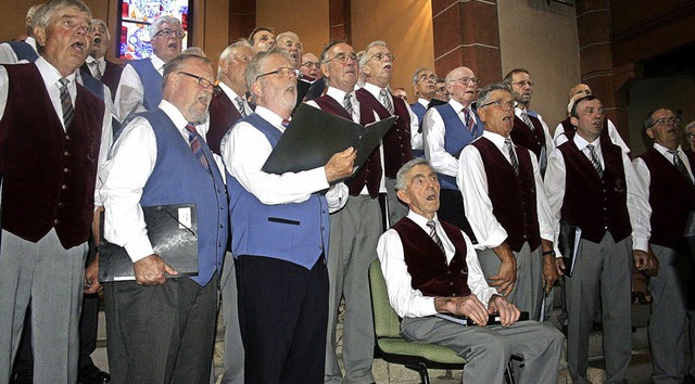 Beim Kirchenkonzert &#8222;111 Snger ...stertal mit einem gelungenen Programm.  | Foto: Elisabeth Jakob-Klblin