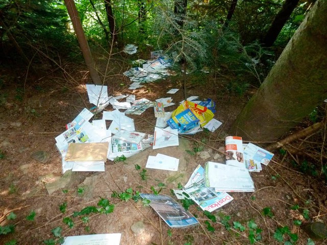 580 Post-Sendungen hat ein Spaziergng...em Wald bei Unterharmersbach entdeckt.  | Foto: honorarfrei