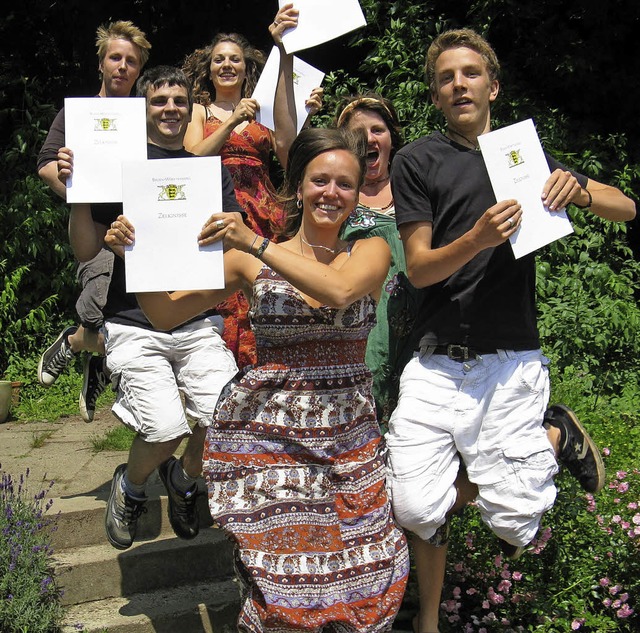 Geschafft: Diese sechs haben sich in e... die Prfungen erfolgreich absolviert.  | Foto: ZVG