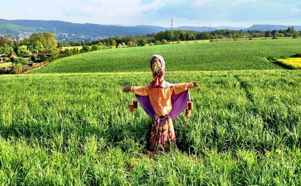 Beate Heizmann: Vogelscheuche in tlingen