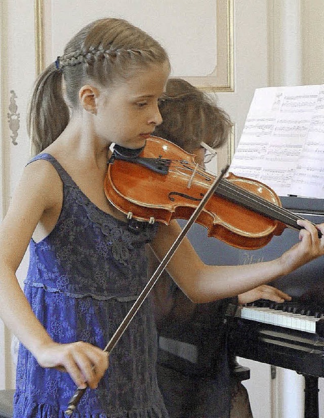 Exzellent: Eva Meyer spielte Vivaldi.  | Foto: Eberhard Weiss