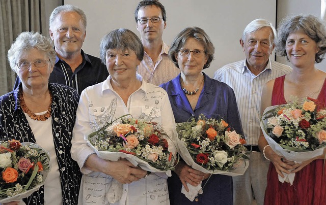 Fr ihre Verdienste auf sozialem und k...as Falkowski und Gerhard Leiber geehrt  | Foto: Markus Zimmermann               