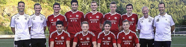 Erste Mannschaft des FC Schnau  mit N...r, Johannes Walleser (eigene Jugend).   | Foto: ZVG