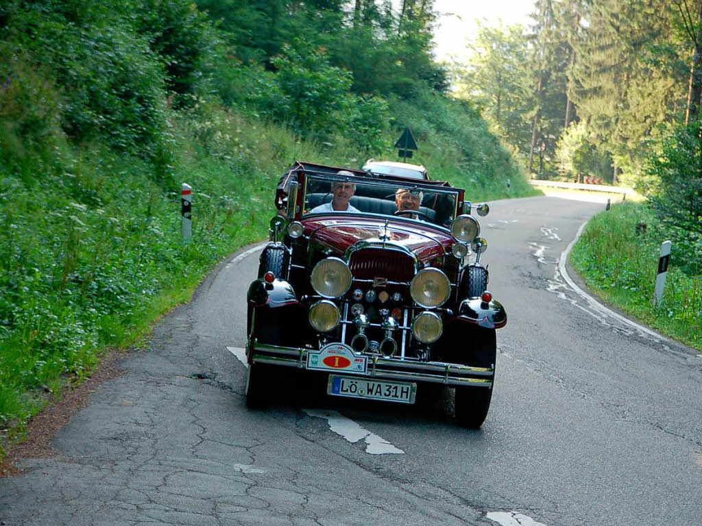 Mit dem Oldtimer im Schwarzwald: Die Schwarzwald Historic Oldtimer-Rallye bot Fahrspa pur