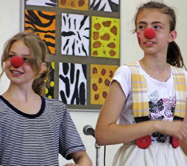 Groen Anklang fand das Mitmachfest de...lnehmer eines  Clown/Theater-Seminars.  | Foto: Martina  David-Wenk