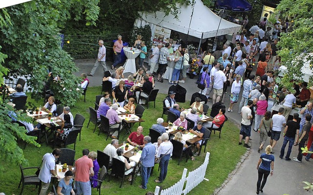 Schnes Pltzchen an der alten Stadtma...Das ist &#8222;Genuss im Park&#8220;.   | Foto: stadt