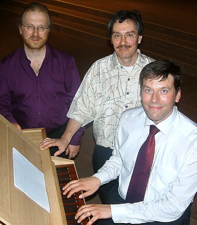 Christoph Bogon, Dieter Lmmlin und Roman Laub (von rechts)   | Foto: Roswitha Frey