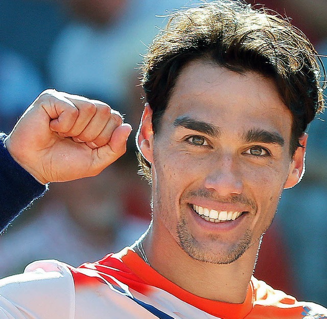 Dem Turniersieger von 1993 wie aus dem...othenbaumchampion 2013, Fabio Fognini   | Foto: DPA