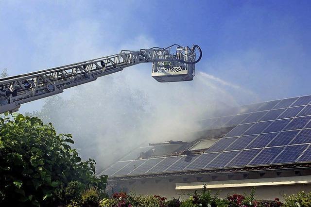 Hoher Schaden bei Dachstuhlbrand