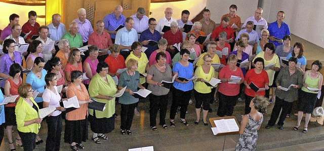 Chorgesang, der Schwung hat: die Chre des Gesangvereins 1871   | Foto: dieter fink