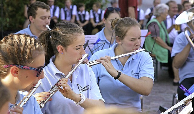 Auch ein Konzert des Nachwuchses der S...rt zur Tradition beim Rohanhofkonzert.  | Foto: Sandra DEcoux-KOne