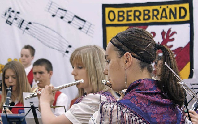 Musik war Trumpf beim Waldfest in Oberbrnd.   | Foto: Gert Brichta