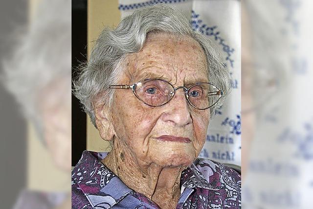 Ida Flubacher wird heute 100 Jahre alt