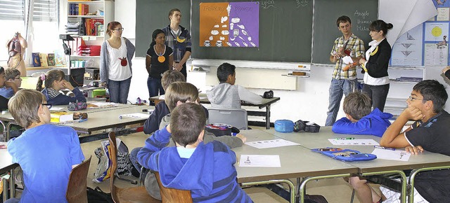 Essen im Unterricht &#8211; zumindest ...egeschler lehren an der Hebelschule.   | Foto: Helios