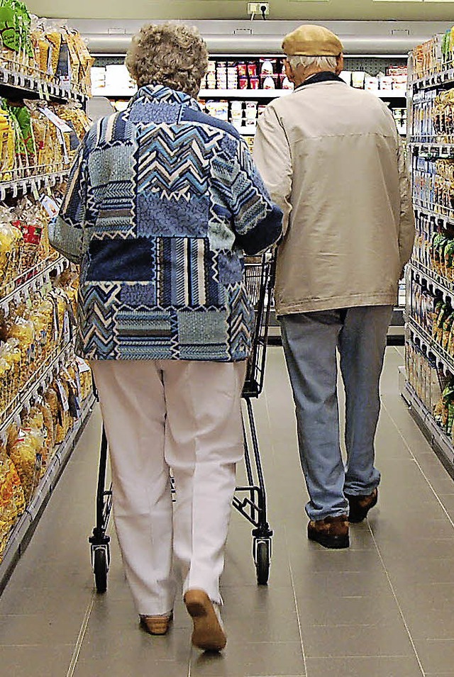 Ein Supermarkt im Ort ist gerade fr ltere Bewohner wichtig.   | Foto: Blum