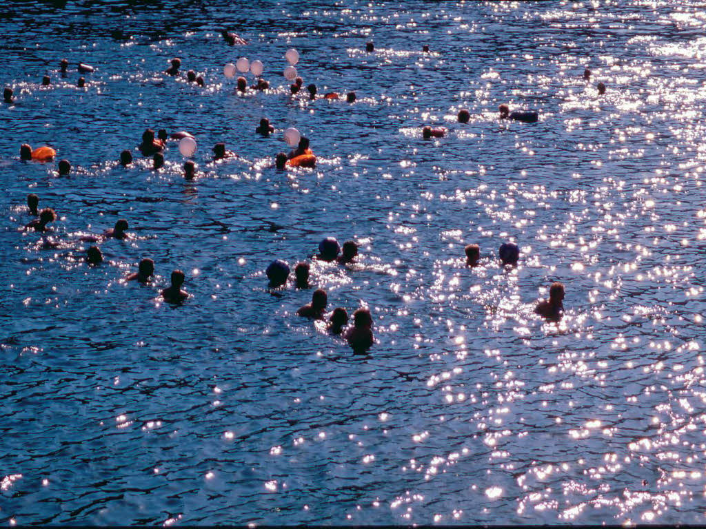 Jutta Schneider: Rheinschwimmen in Basel
