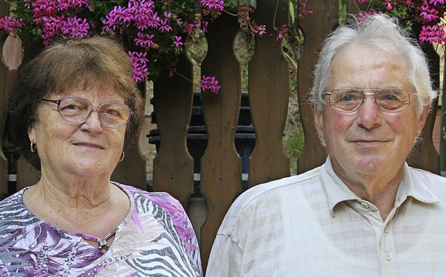 Elfriede und Karl Wintermantel aus Ihringen sind seit 50 Jahren verheiratet  | Foto: Elisabeth Jakob-Klblin