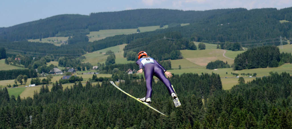 Elegant: Skispringerin Svenja Wrth.