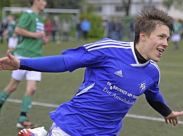 Stefan Ketterer erzielte in der 55. Mi...leich fr den FC Neustadt in Tiengen.   | Foto: Seeger (A)
