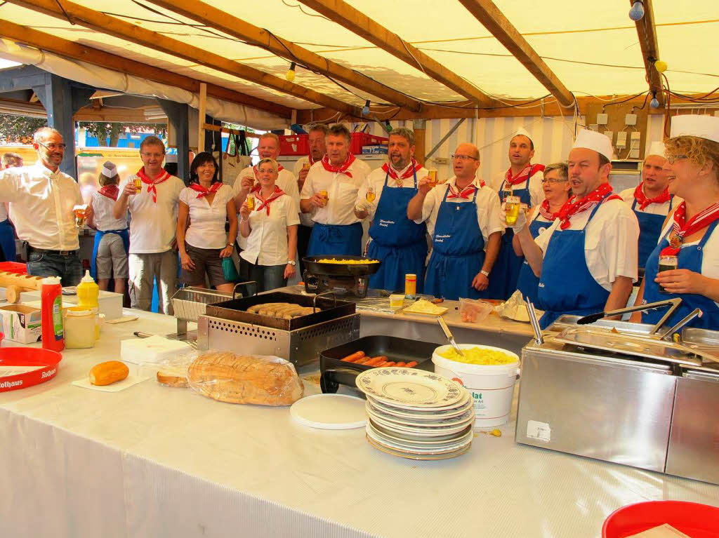 Das Service-Team der Pflumeschlucker