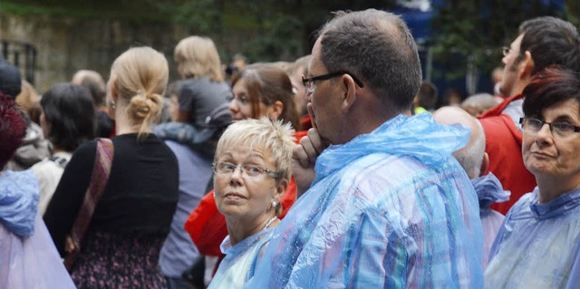 Regen beim letzten Konzert trbte das ...von &#8222;Stimmen 2013&#8220; nicht.   | Foto: Michael Reich