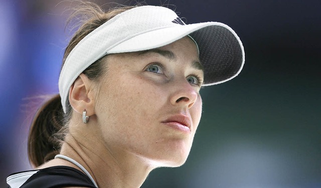 Tennis ist wieder ihr Leben: Martina Hingis  | Foto: afp